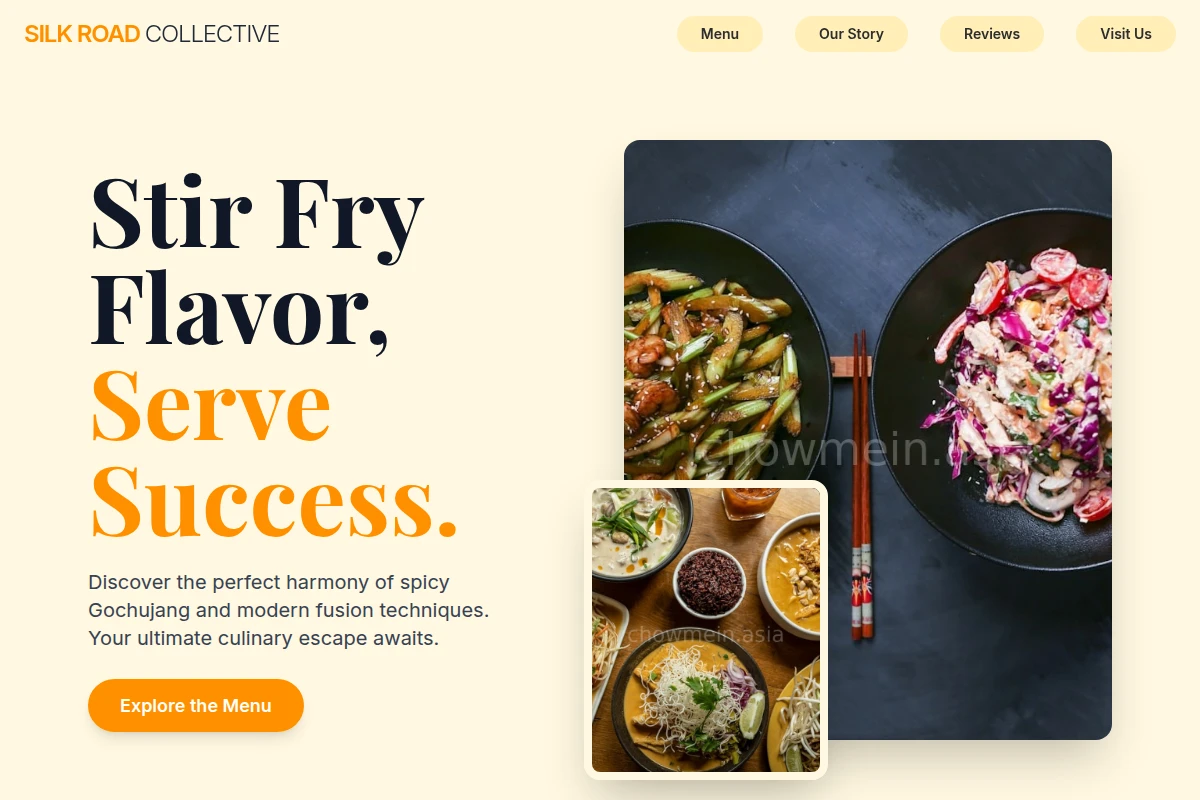Gochujang Asian Fusion Food